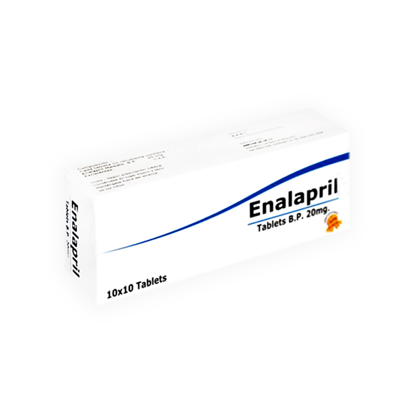 Enalapril Generis 20Mg 56 Tablet