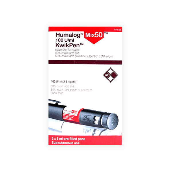 Humalog Mix 50 100Iu Ml 10Ml Pen