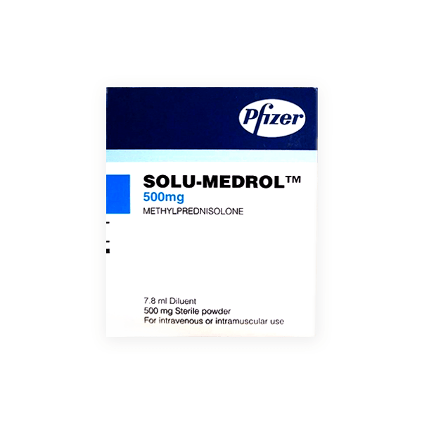Solu Medrol 500Mg 7 8Ml Sterille Powder