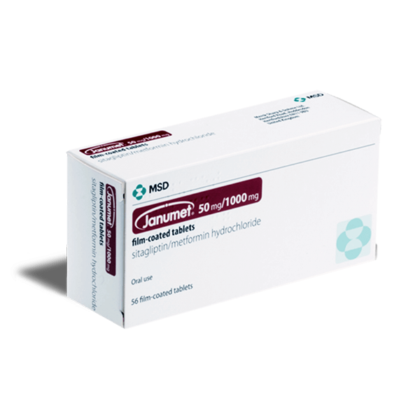 Janumet 50 1000Mg Mg 56 Tablet