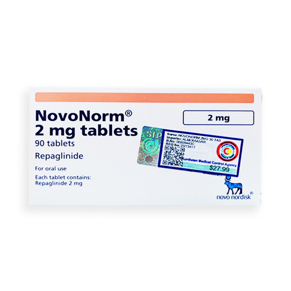 Novonorm 2Mg 90 Tablet Denemark