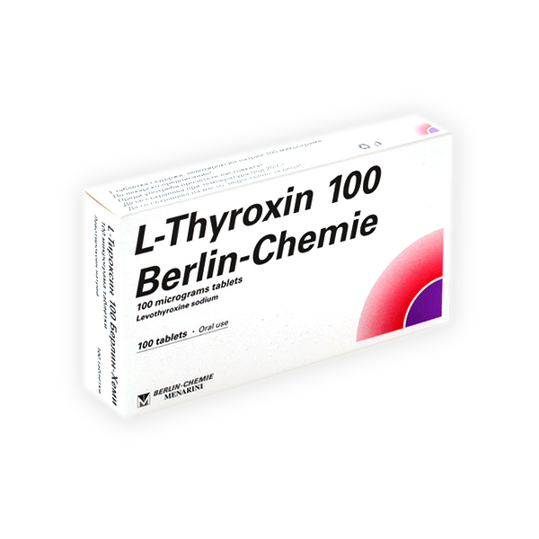 L Thyroxin 100Mcg 100 Tablet