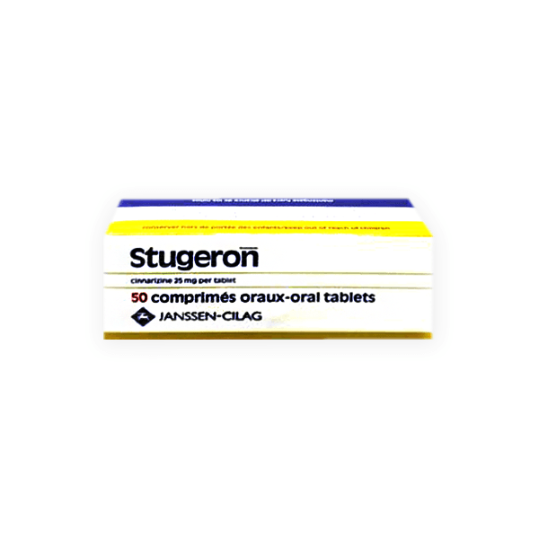 Stugeron 25Mg 50 Tablet