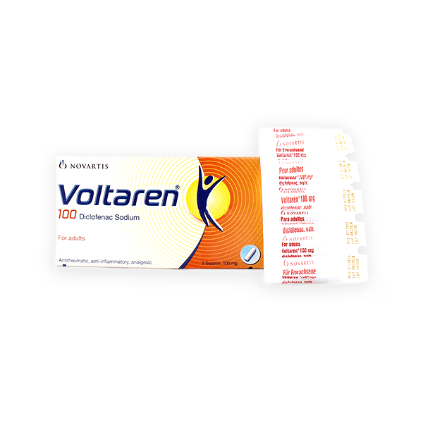 Voltaren 100Mg 5 Suppository