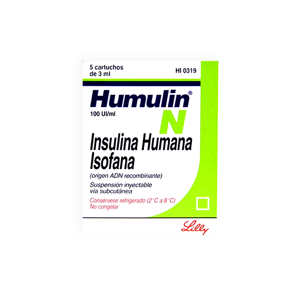 Humulin N U 100Iu Ml 10Ml Vial