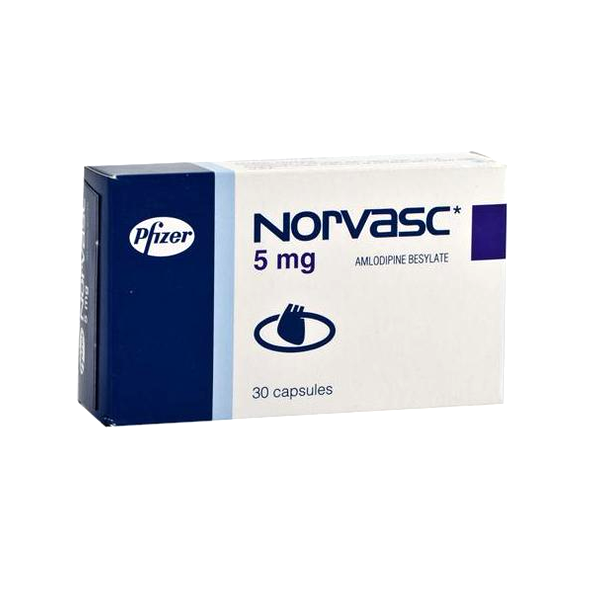 Norvasc 5Mg 30 Capsule