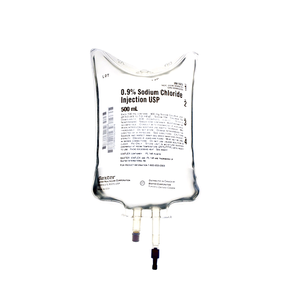 Serum Sodium Chloride 0 9 500Ml Viaflex Bag