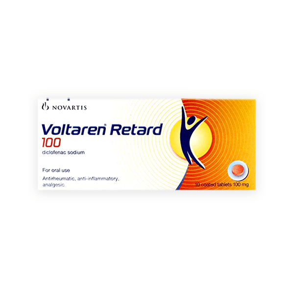 Voltaren Retard 100Mg 10 Tablet