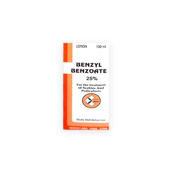Sendex Benzyl Benzoate 25 100Ml Solution