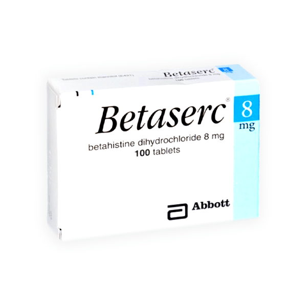 Betaserc 8Mg 100 Tablet