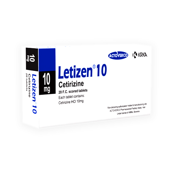 Letizen 10Mg 20 Tablet