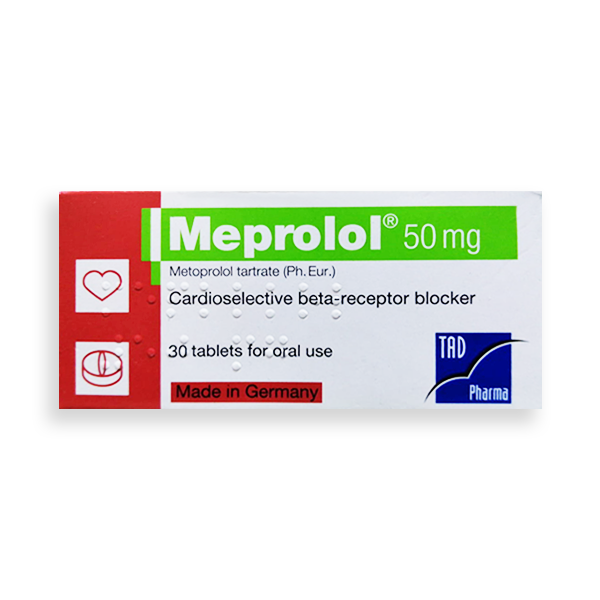 Meprolol Tad 50Mg 30 Tablet