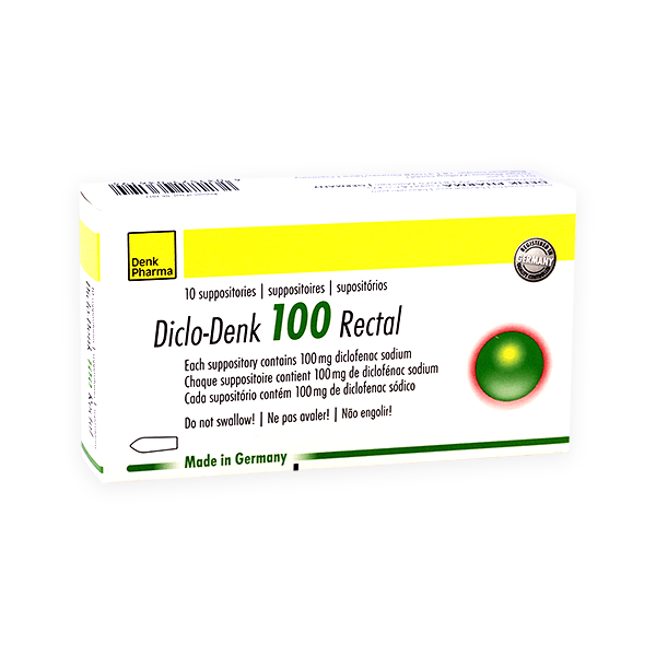 Diclo Denk 100Mg 10 Suppository