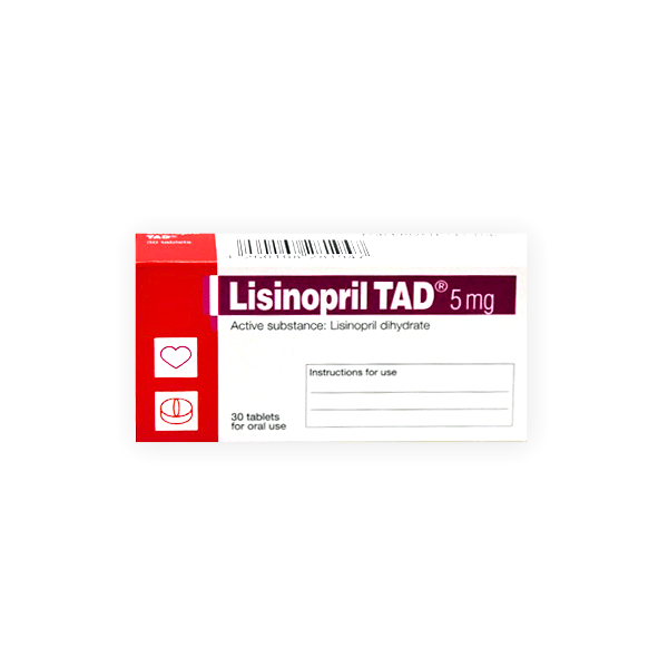 Lisinopril Tad 5Mg 30 Tablet