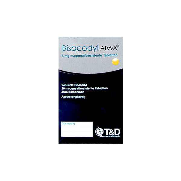 Bisacodyl Aiwa 5Mg 20 Tablet