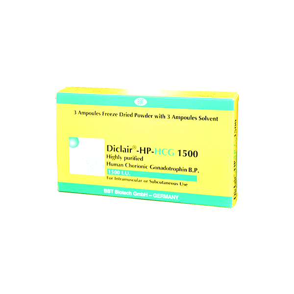 Diclair Hp Hcg 1500Iu 3 3 Ampoule