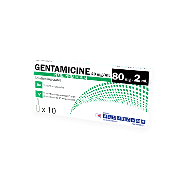 Gentamicin Sulfate 40Mg 10 Ampoule