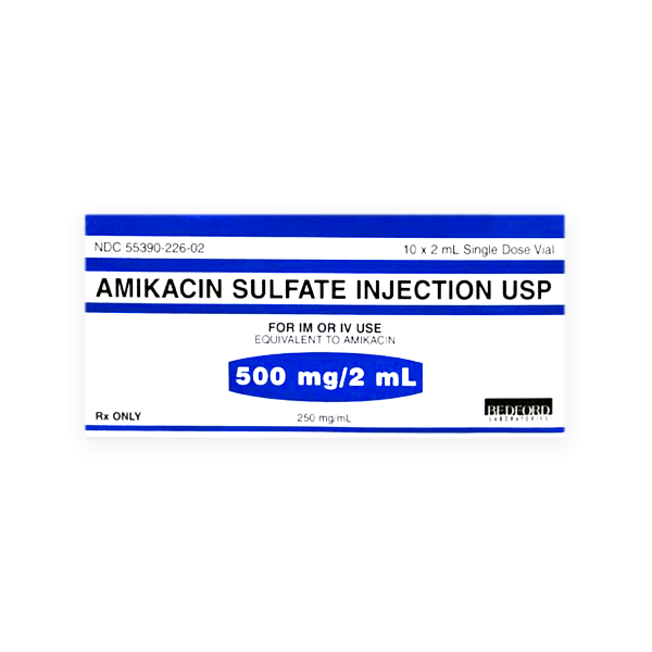 Amikacin Sulfate 50Mg 2Ml Vial