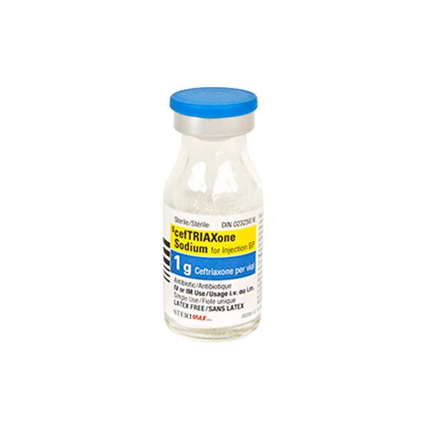 Ceftriaxone Darnista 1G 1 1X10Ml Vial Solvent