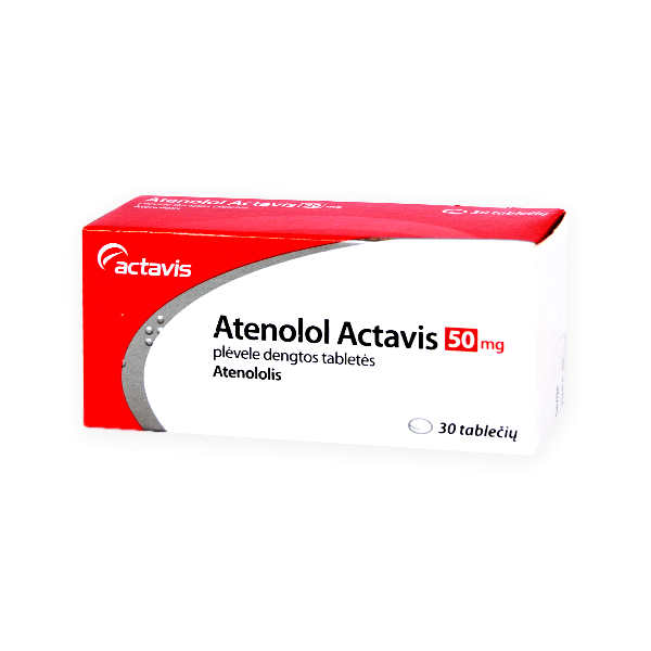 Atenolol 50Mg 28 Tablet Actavis