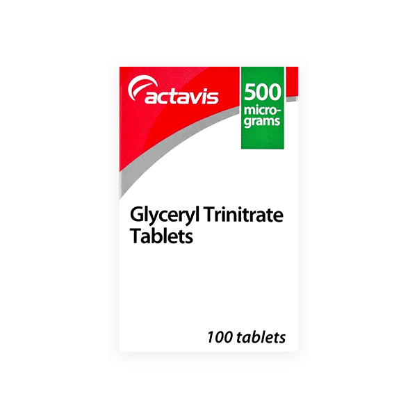 Glyceryl Trinitrate 500Mg 100 Tablet Actavis