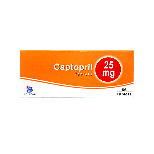Captopril 25Mg 56 Tablet