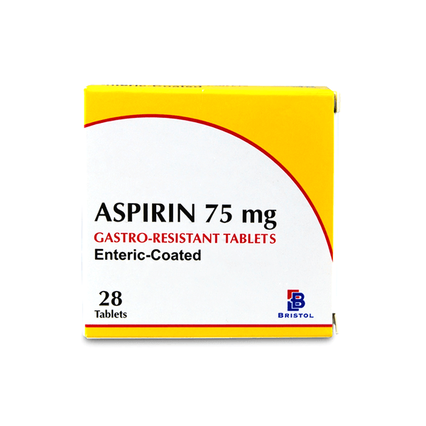 Aspirin 75Mg 28 Tablet Bristol