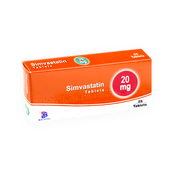 Simvastatin 20Mg 28 Tablet Bristol