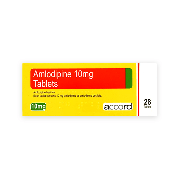 Amlodipine 10Mg 28 Tablet Accord