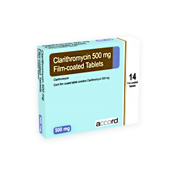 Clarithromycin 500Mg 14 Tablet Accord