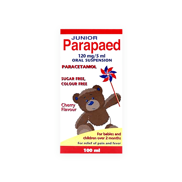 Junior Parapaed 120 5Mg Ml Suspension