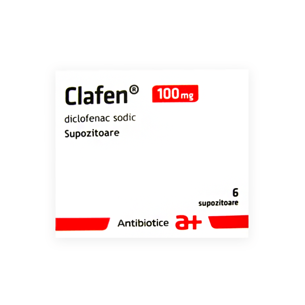 Clafen 100Mg 6 Suppositories