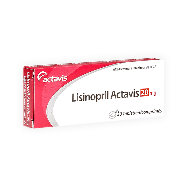 Lisinopril 20Mg 30 Tablet