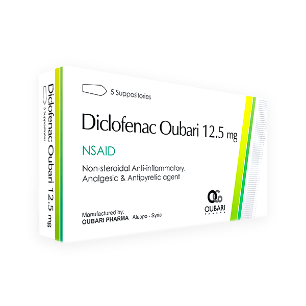 Diclofenac Oubari 12 5Mg 5 Suppositories