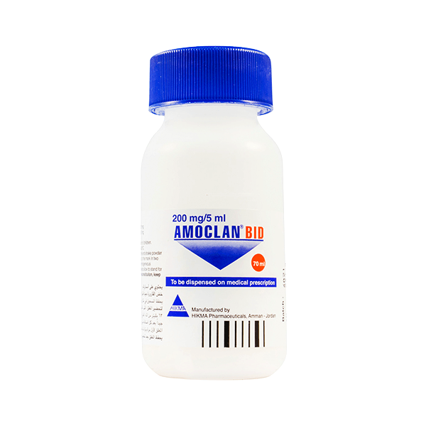 Amoclan Bid 200 5Mg Ml 70Ml Suspension