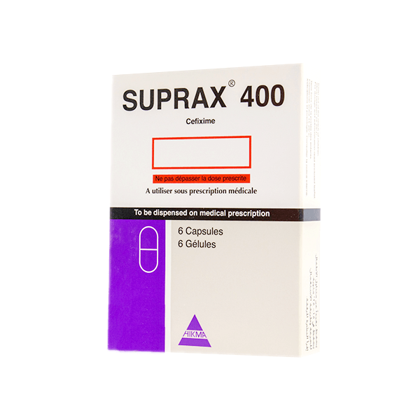 Suprax 400Mg 6 Capsule