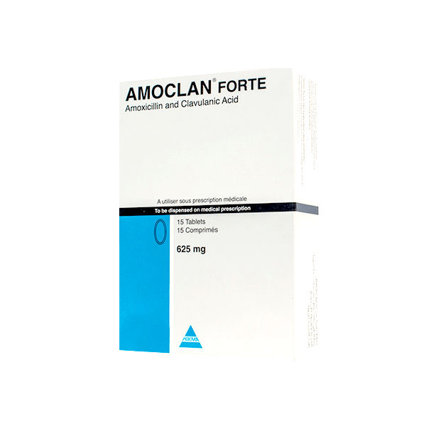 Amoclan Forte 625Mg 15 Tablet