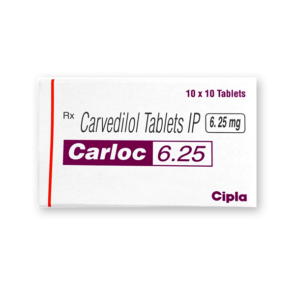 Carvidol 6 25Mg 30 Tablet