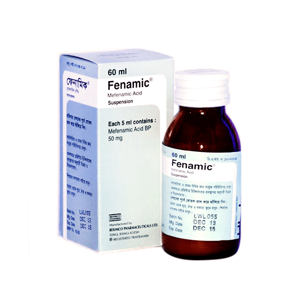 Fenamic 50 5Mg Ml 125Ml Syrup