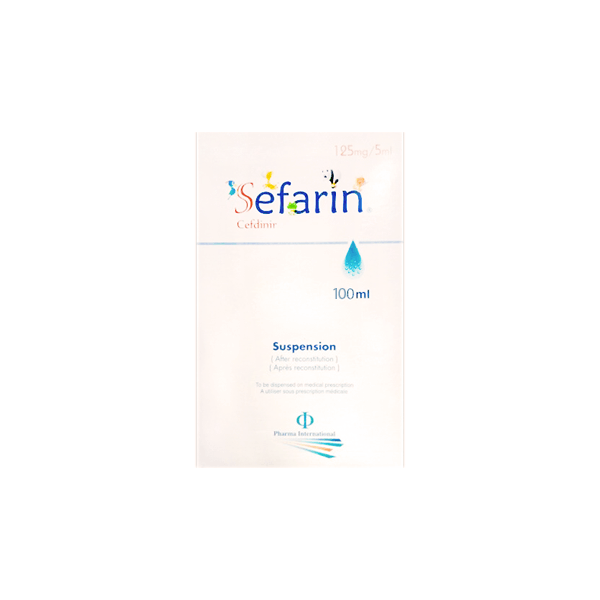 Sefarin 125 5Mg Ml 100Ml Suspension