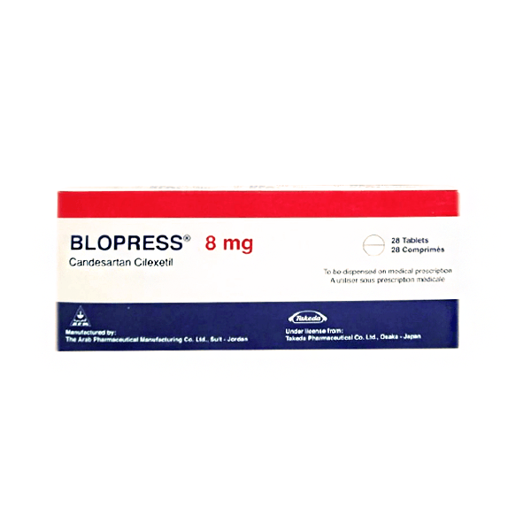 Blopress 8Mg 28 Tablet