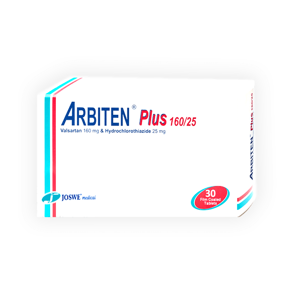 Arbiten Plus 160 12 5Mg 30 Tablet