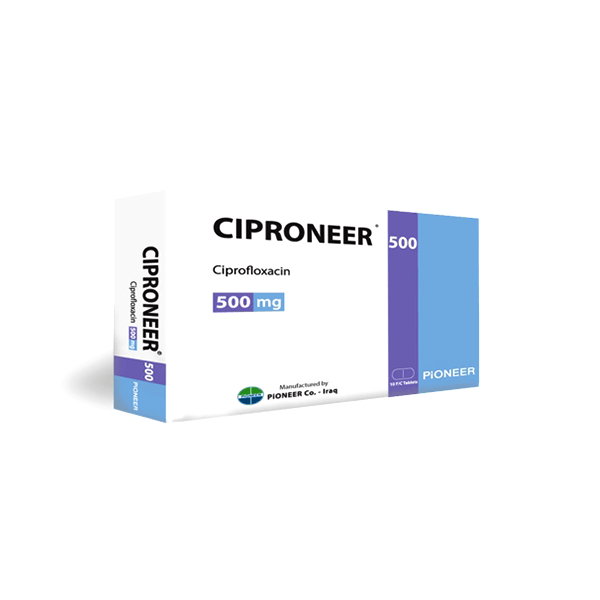 Ciproneer Ciprofloxacin 500Mg 10 Tablet