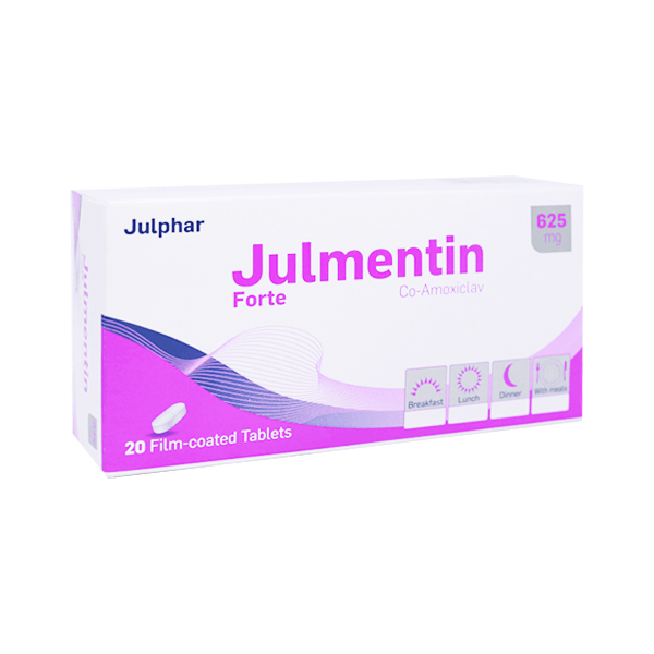 Julmentin Forte 625Mg 20 Tablet
