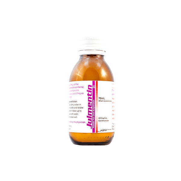 Julmentin 2X 457 5Mg Ml 70Ml Suspension