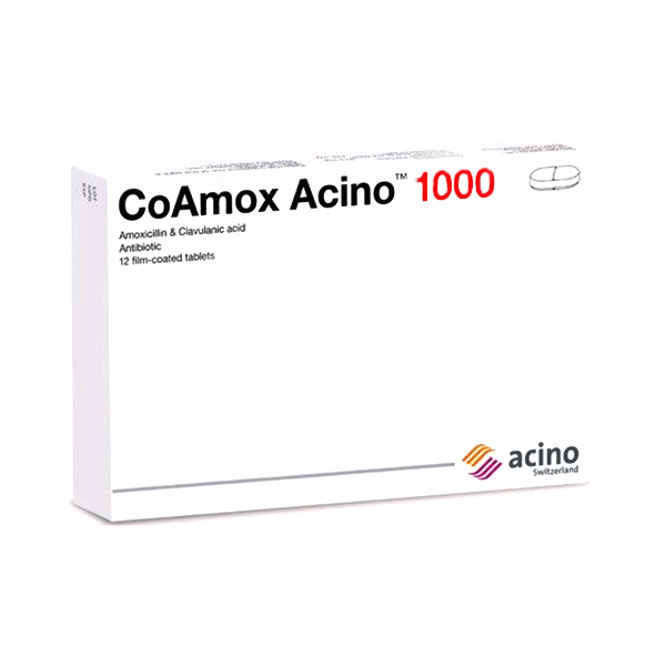 Coamox Acino 1000Mg 12 Tablet