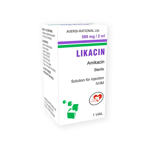 Likacin 500 2Mg Ml 1 Vial