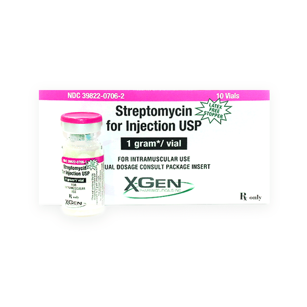 Streptomycin Sulphate Reig Jofre 1G 10 Vial