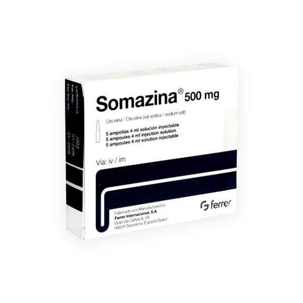 Somazina 500Mg 5 Ampoule