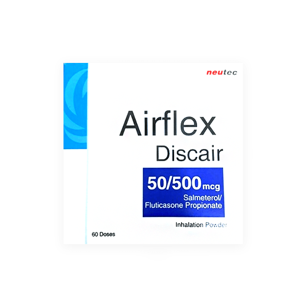 Airflex Discair 50 500Mcg 60Doses Inhalationpowder